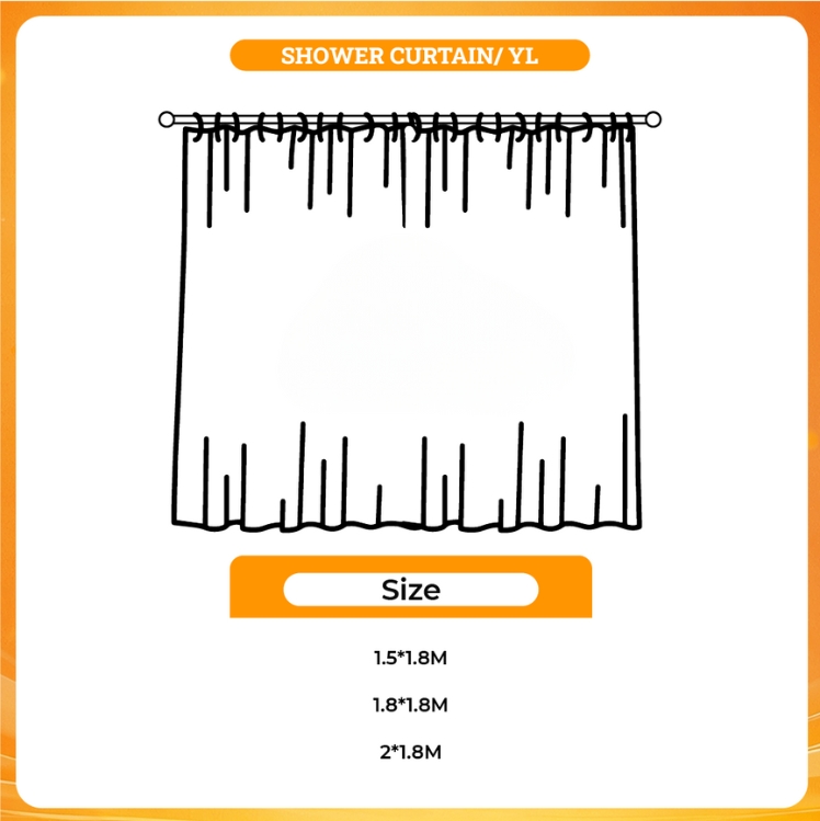 3D shower curtain - Disenchantment Store