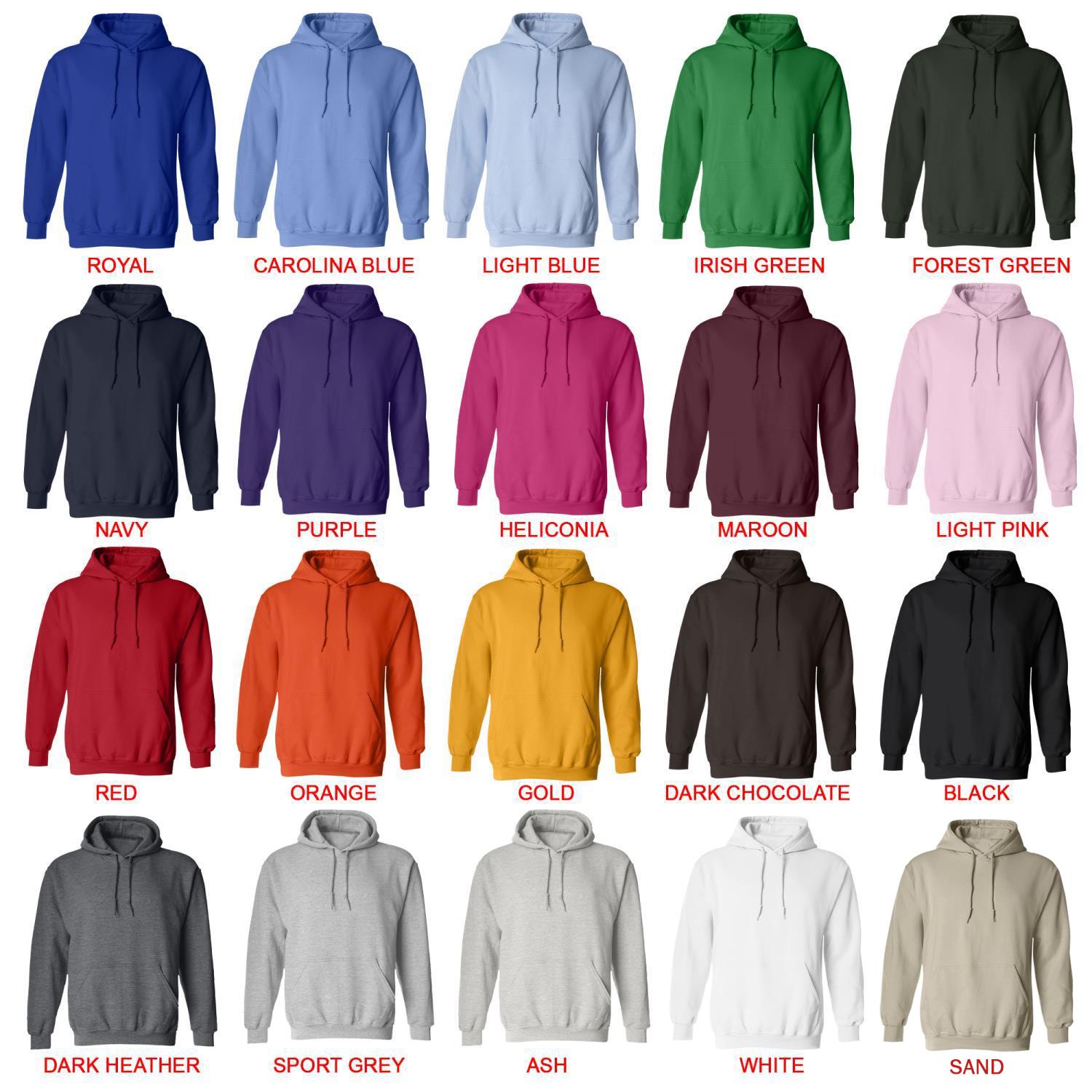 hoodie color chart - Disenchantment Store