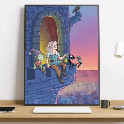 Disenchantment Catlse Wall Art