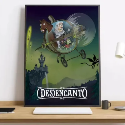 Disenchantment Hourse Flying Wall Art