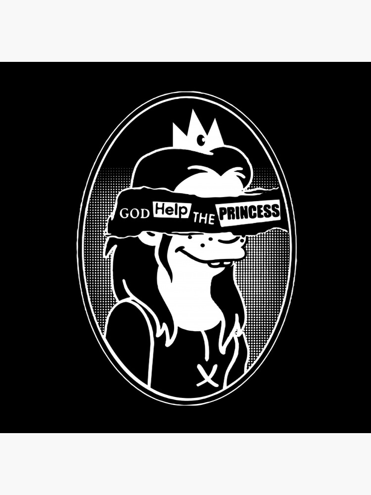 God Help The Princess Anarchy Fantasy Throw Pillow - Image 2