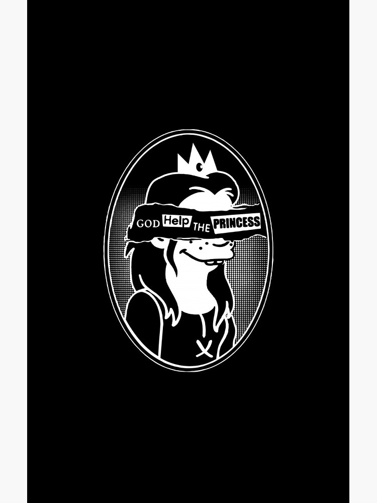 God Help The Princess Anarchy Fantasy Shower Curtain - Image 2