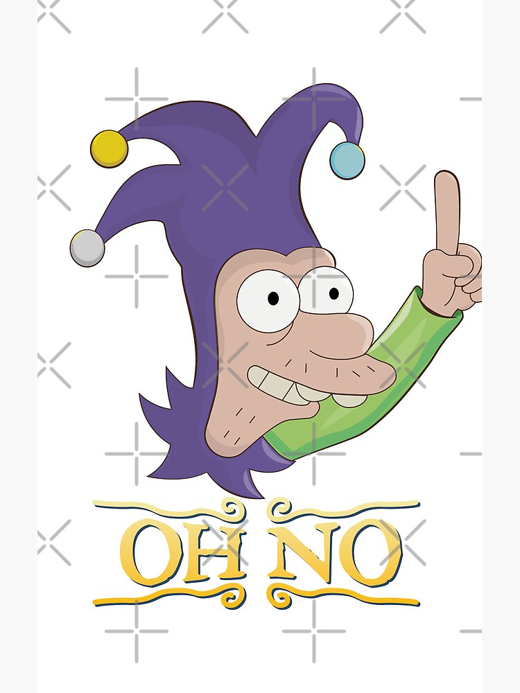 Disenchantment Jester Oh No Shower Curtain - Image 2