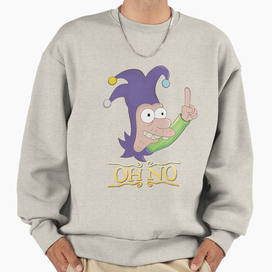 Disenchantment Jester Oh No Sweatshirt - Image 3