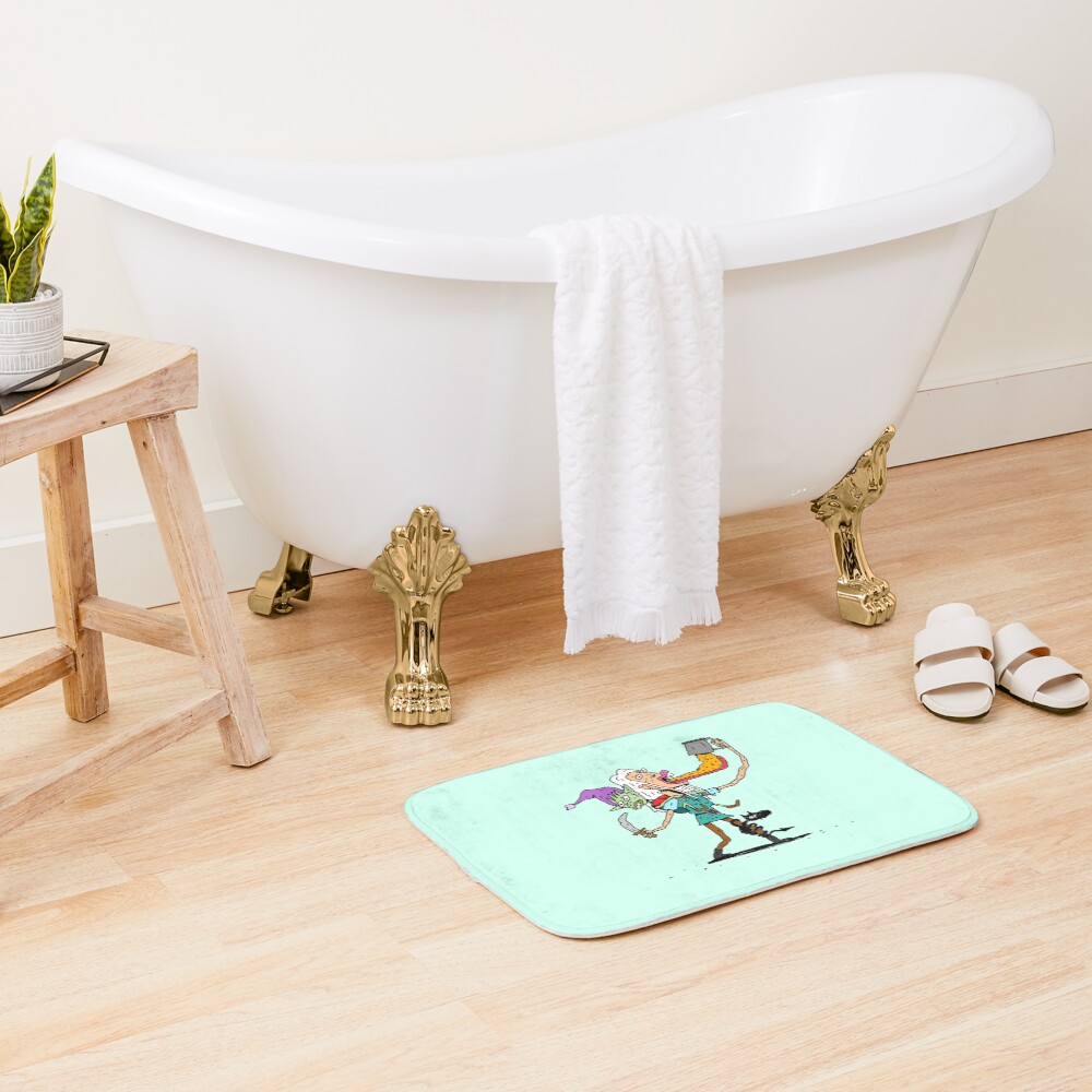 Disenchantment Cartoon Funny Drawing Bath Mat - Image 2