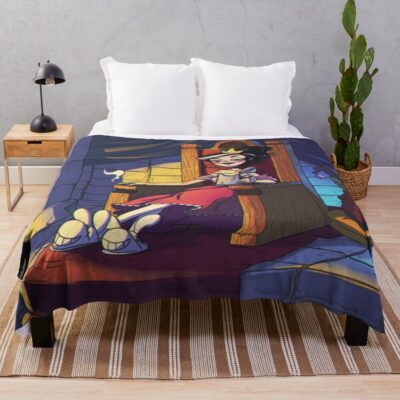 Disenchantment Cartoon Painting Throw Blanket
