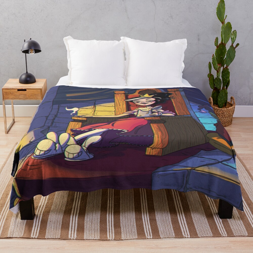 Disenchantment Cartoon Painting Throw Blanket