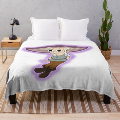 Bean Fly Disenchantment Throw Blanket