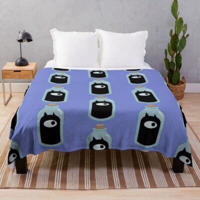 Bottled Luci Disenchantment Throw Blanket