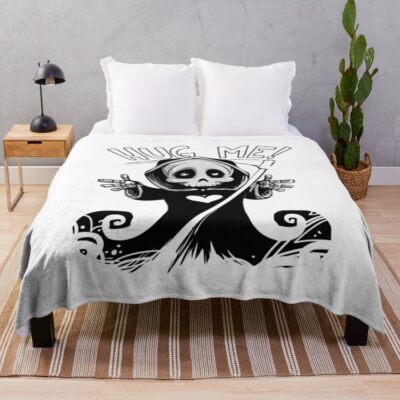 Disenchantment Hug Me Evil Throw Blanket