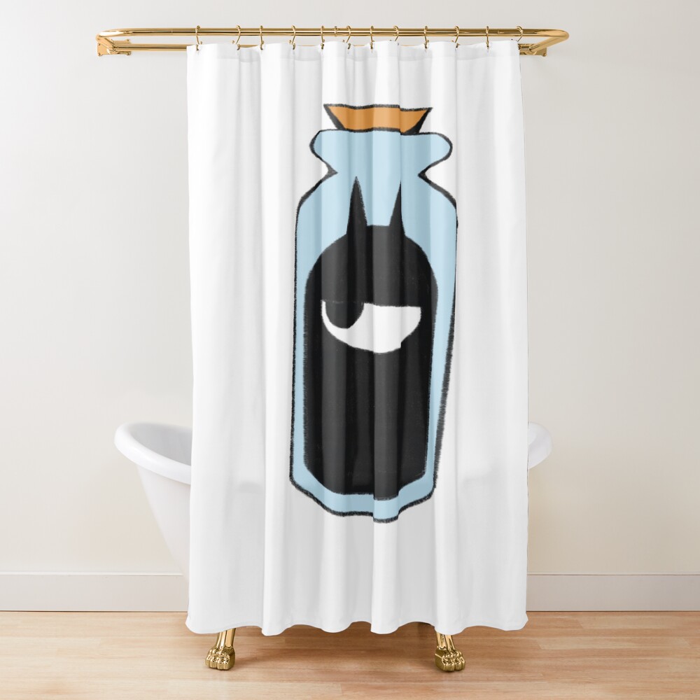 Luci Bottle Disenchantment Shower Curtain