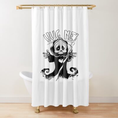 Disenchantment Hug Me Evil Shower Curtain