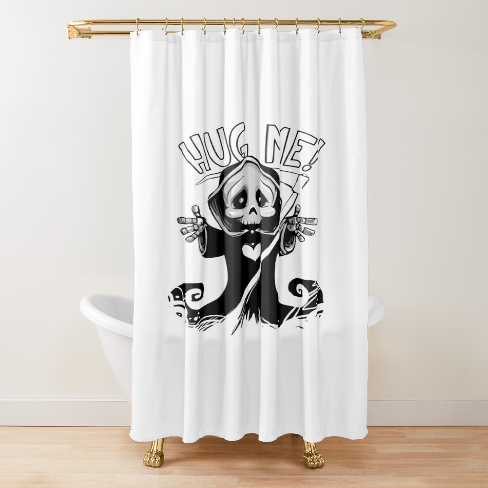 Disenchantment Hug Me Evil Shower Curtain