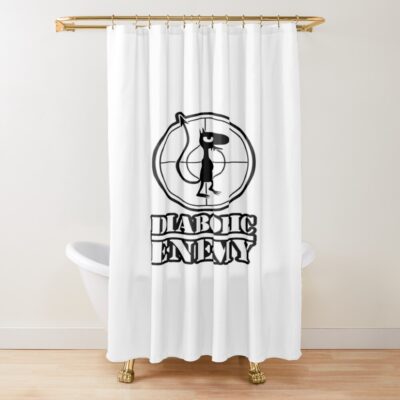 Luci Diabolic Enemy Shower Curtain