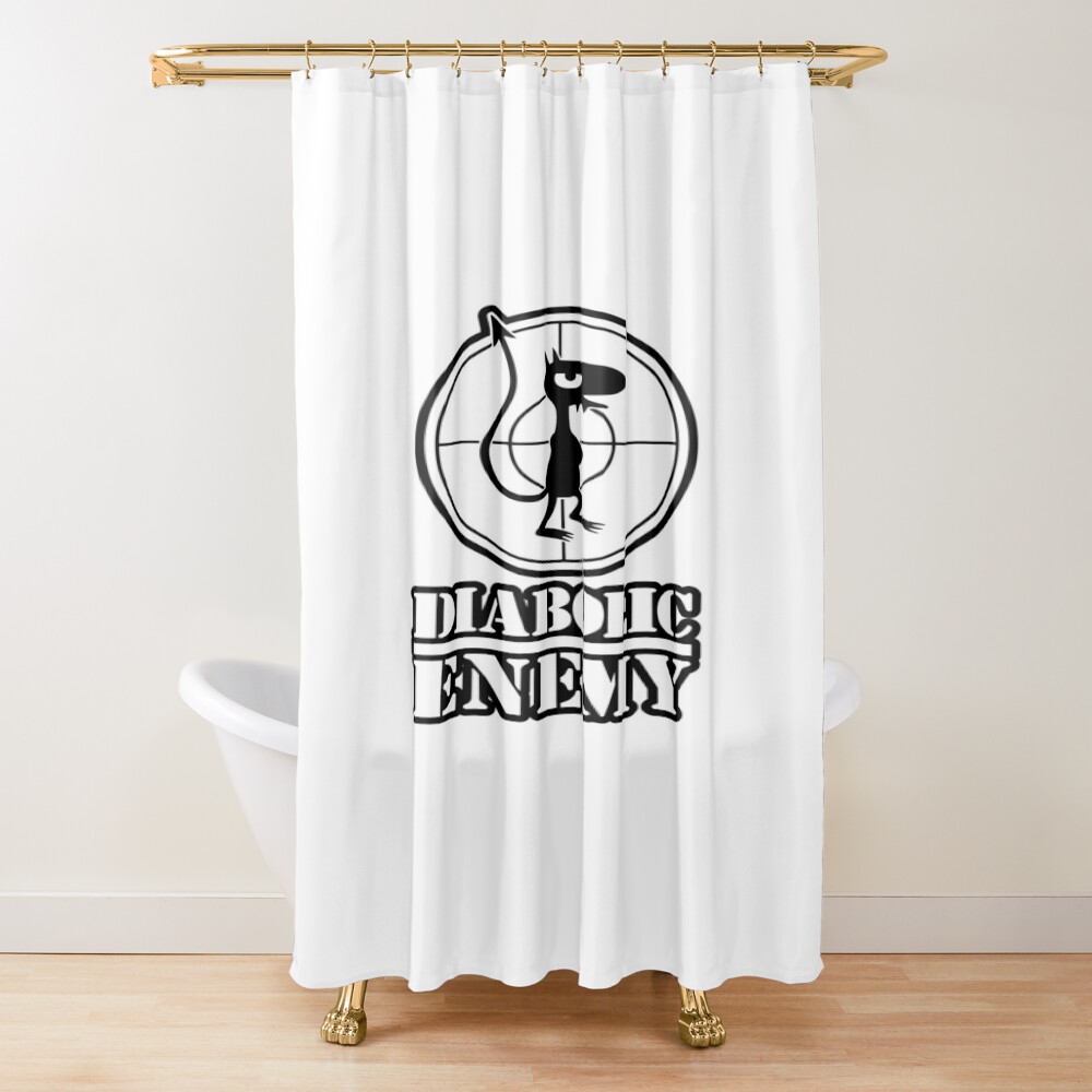 Luci Diabolic Enemy Shower Curtain