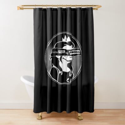 God Help The Princess Anarchy Fantasy Shower Curtain