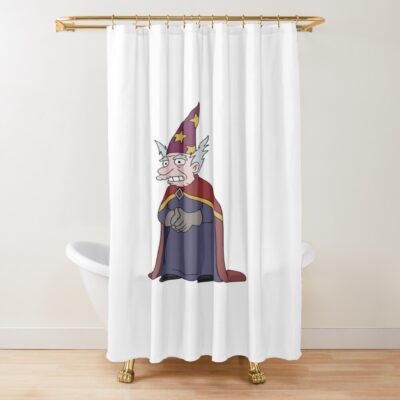 Sorcerio Disenchantment Shower Curtain