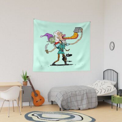 Disenchantment Cartoon Funny Drawing Tapestry
