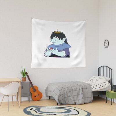 Prince Derek With Baby Octopus Tapestry