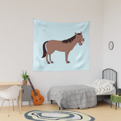 Laughing Horse Disenchantment Tapestry