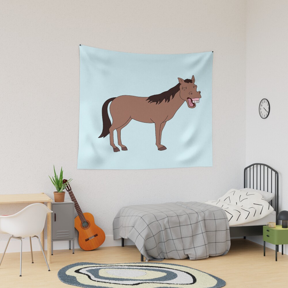 Laughing Horse Disenchantment Tapestry