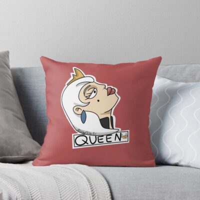 Queen Dagmar Queen Banner Throw Pillow