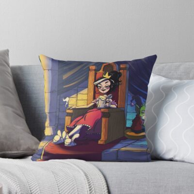 Disenchantment Cartoon Painting Throw Pillow