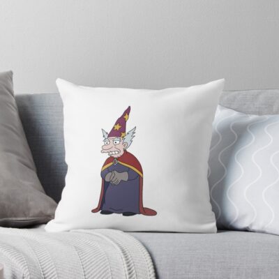 Sorcerio The Wizard Throw Pillow