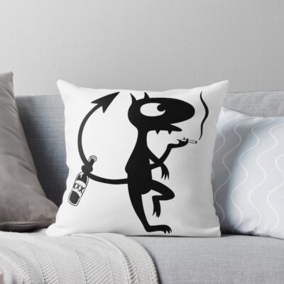 Luci Smoke Disenchantment Throw Pillow