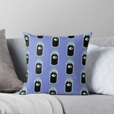 Bottled Luci Disenchantment Throw Pillow