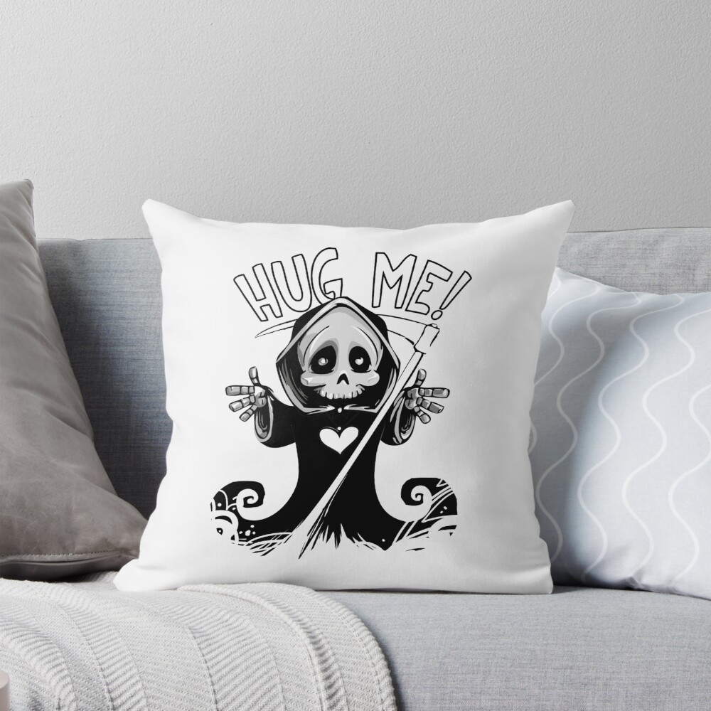 Disenchantment Hug Me Evil Throw Pillow