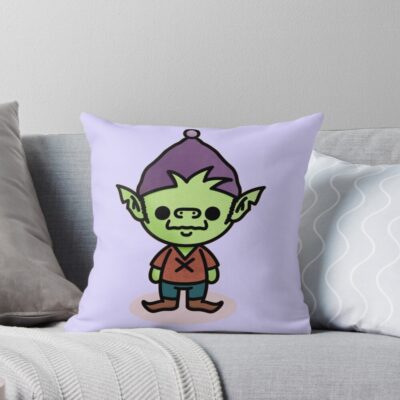 Disenchantment Elfo Art Throw Pillow