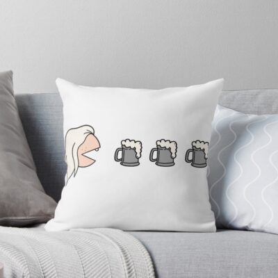 Bean Disenchantment Throw Pillow