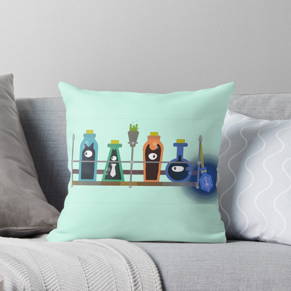 Disenchantment Laboratory Luci Throw Pillow